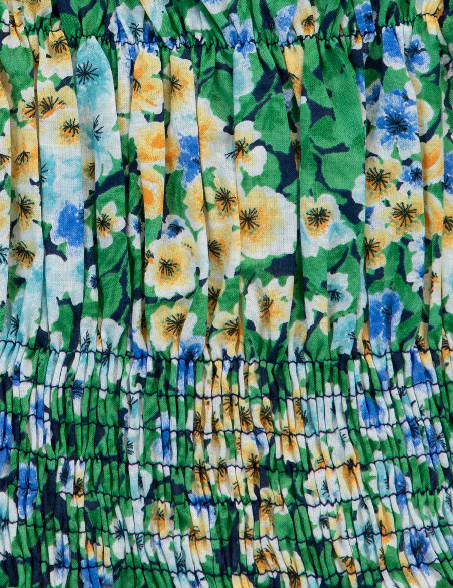 Floral Smocked Blouse