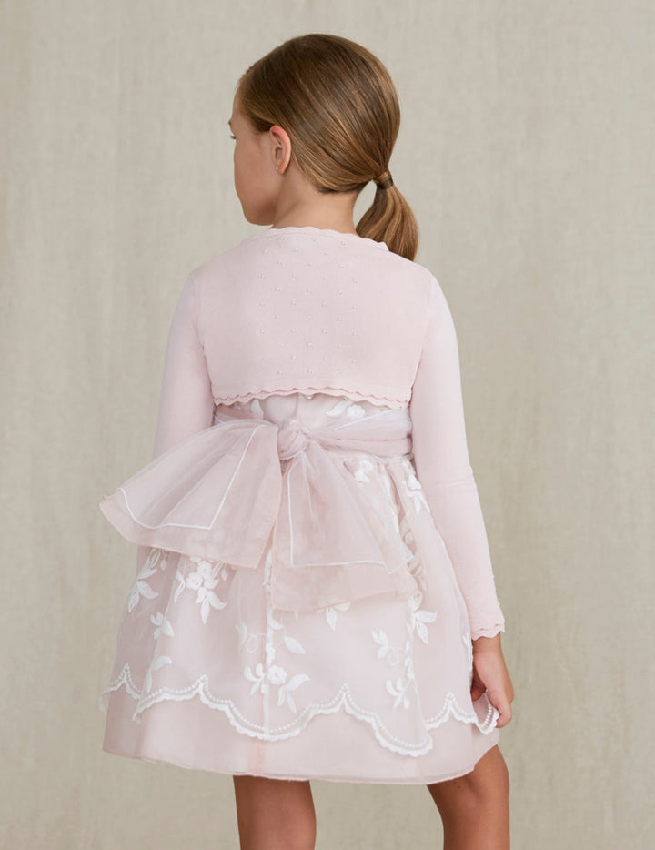Rose Openwork Knit Cardigan