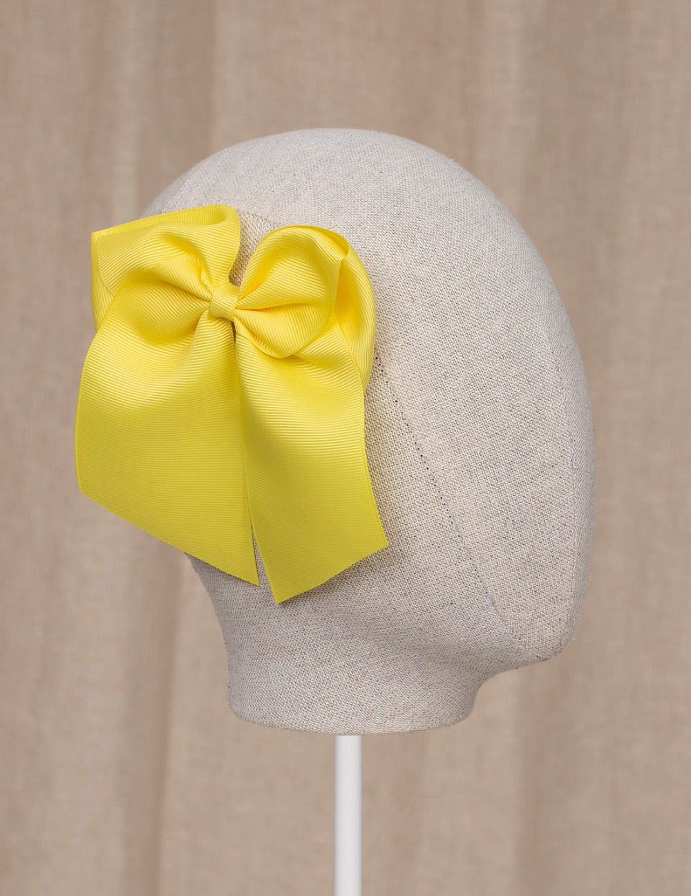 Yellow Bow Hair Clip