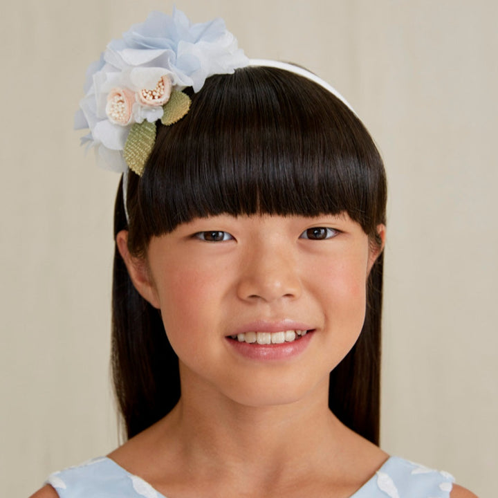 Light Blue Floral Headband
