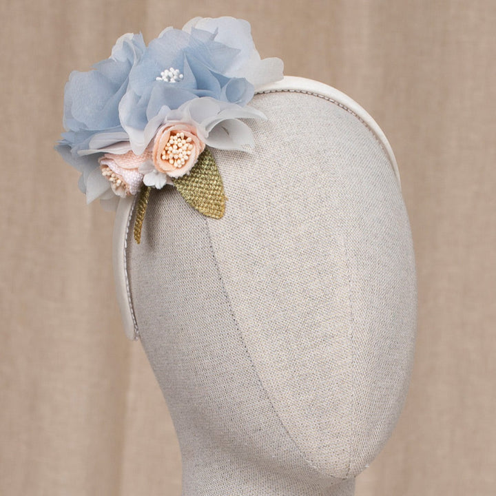 Light Blue Floral Headband