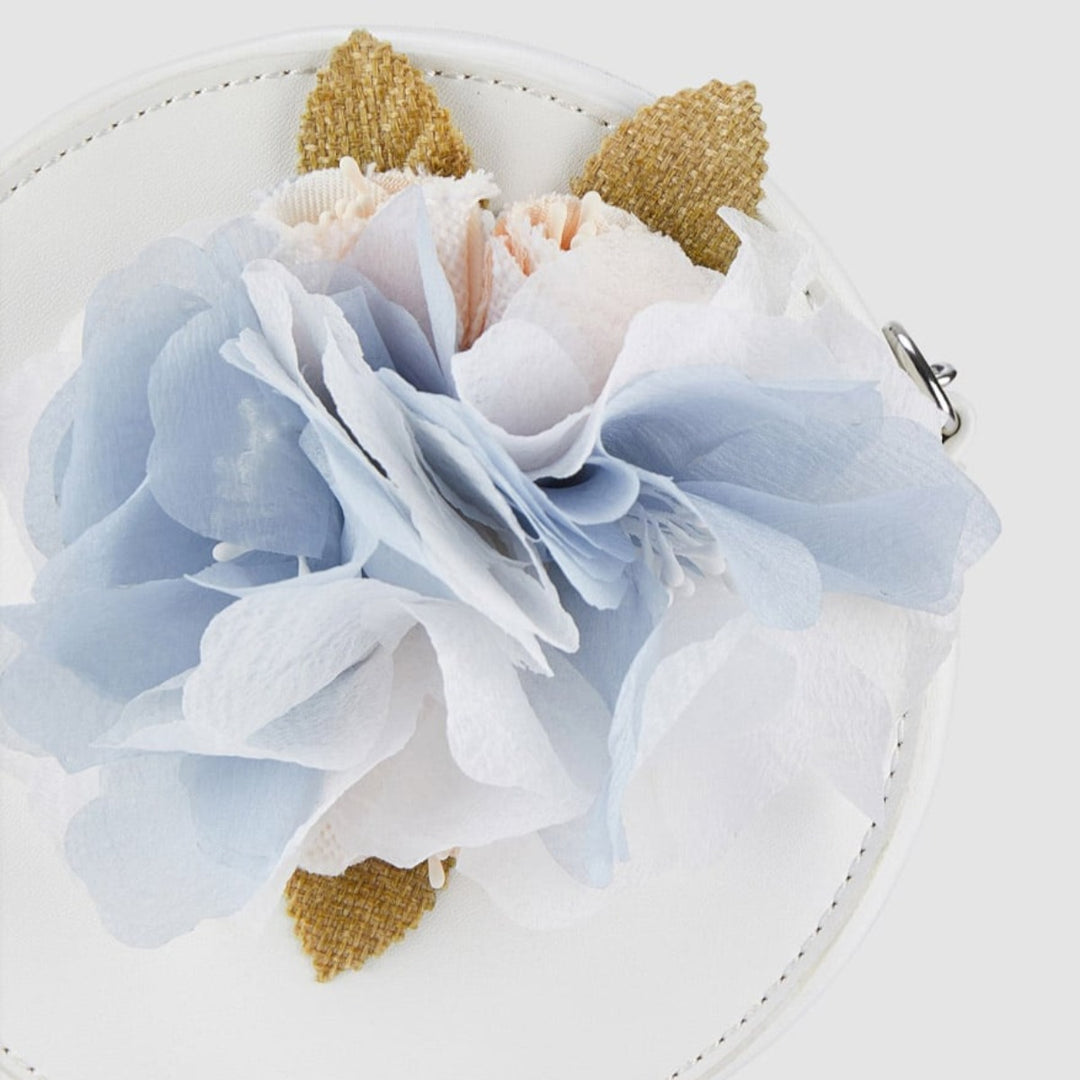 White Floral Crossbody Bag