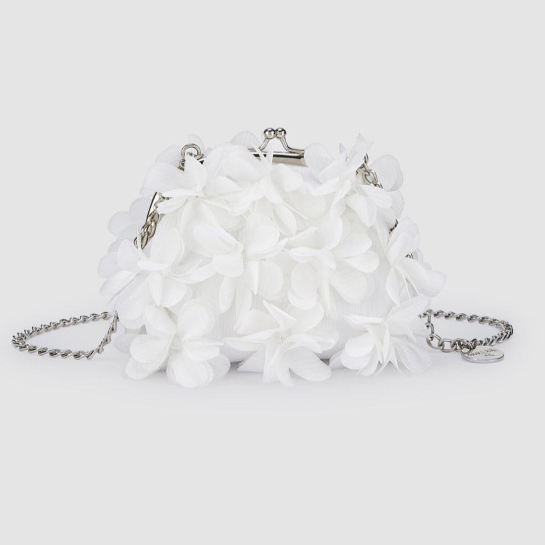 White Petals Handbag