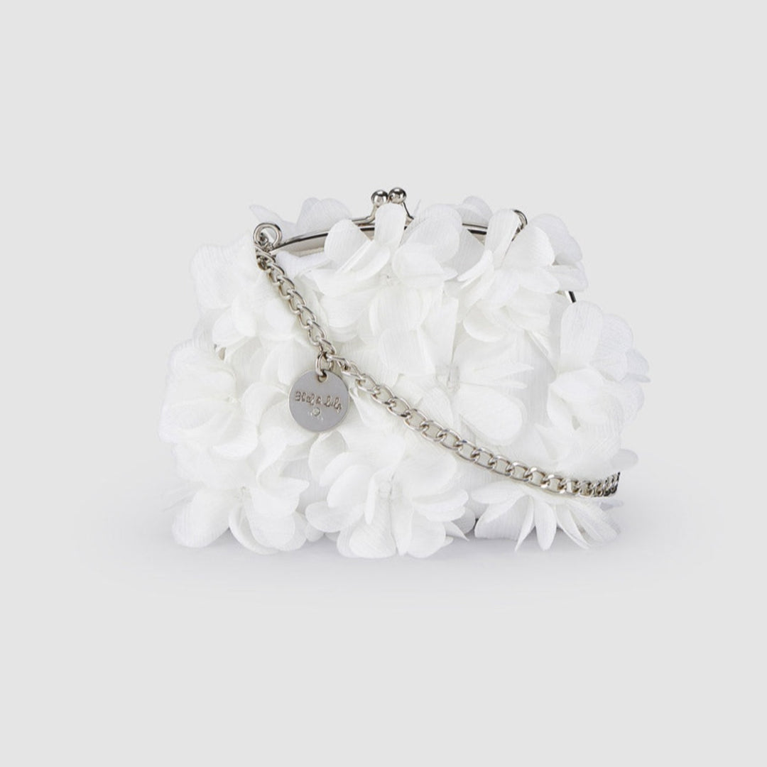 White Petals Handbag