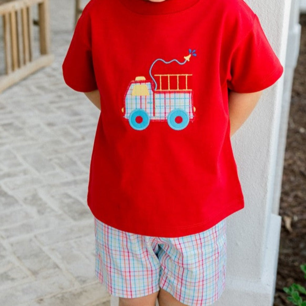 Firetruck Short Set