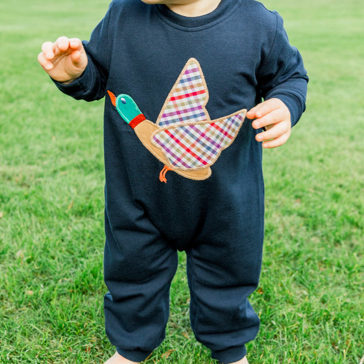 Duck Decoy Knit Romper