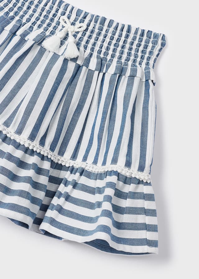 Porcelain Stripe Skirt