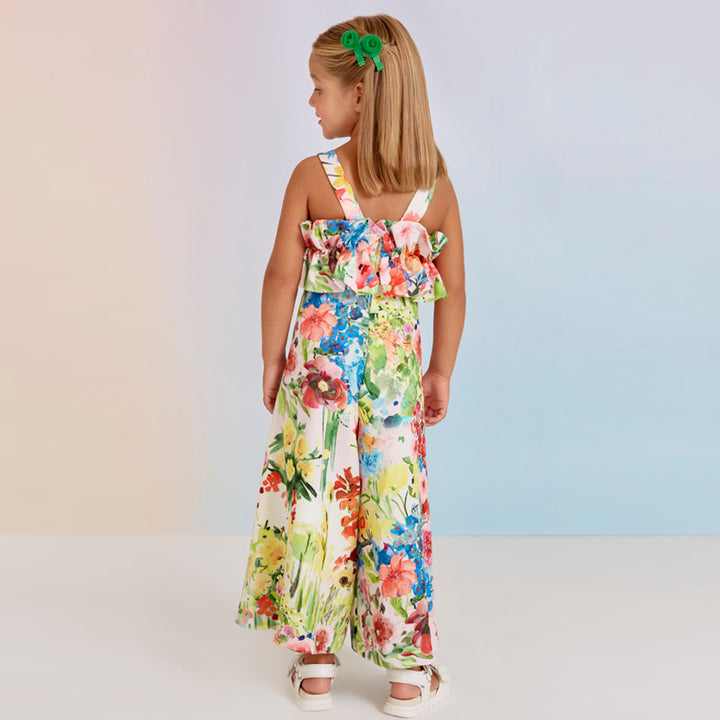 Printed Crepe Jumpsuit