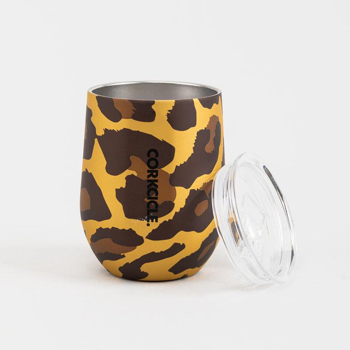 Luxe Leopard Stemless 12 oz