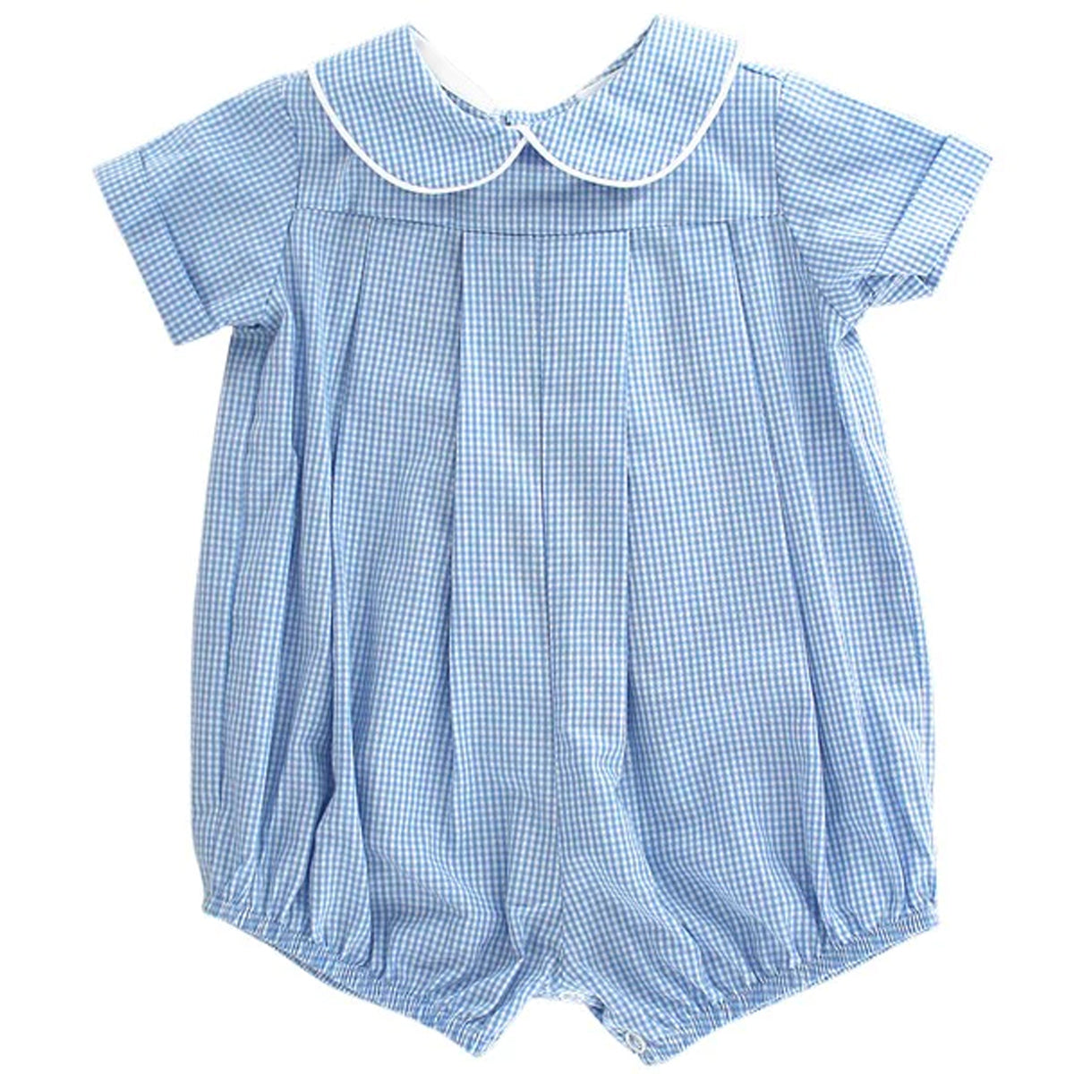 Blue Microcheck Infant Bubble