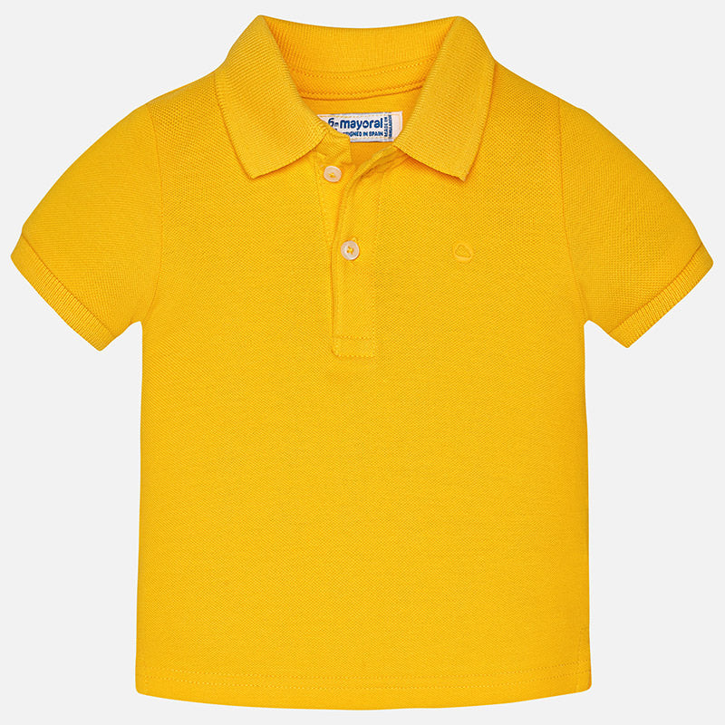 Sun Yellow Short Sleeve Polo Shirt