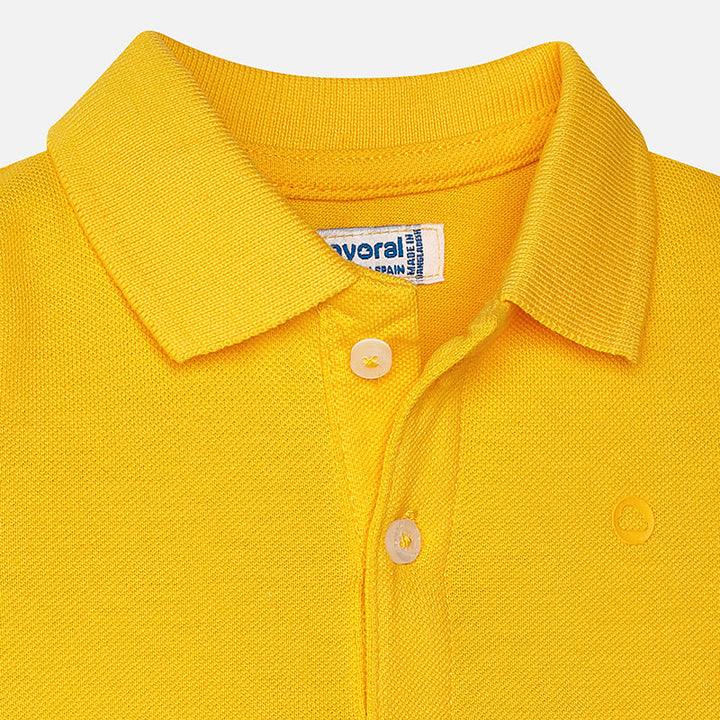 Sun Yellow Short Sleeve Polo Shirt