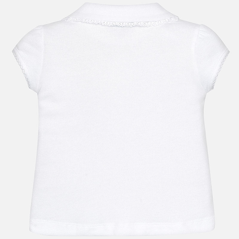 White Piqué Polo Shirt