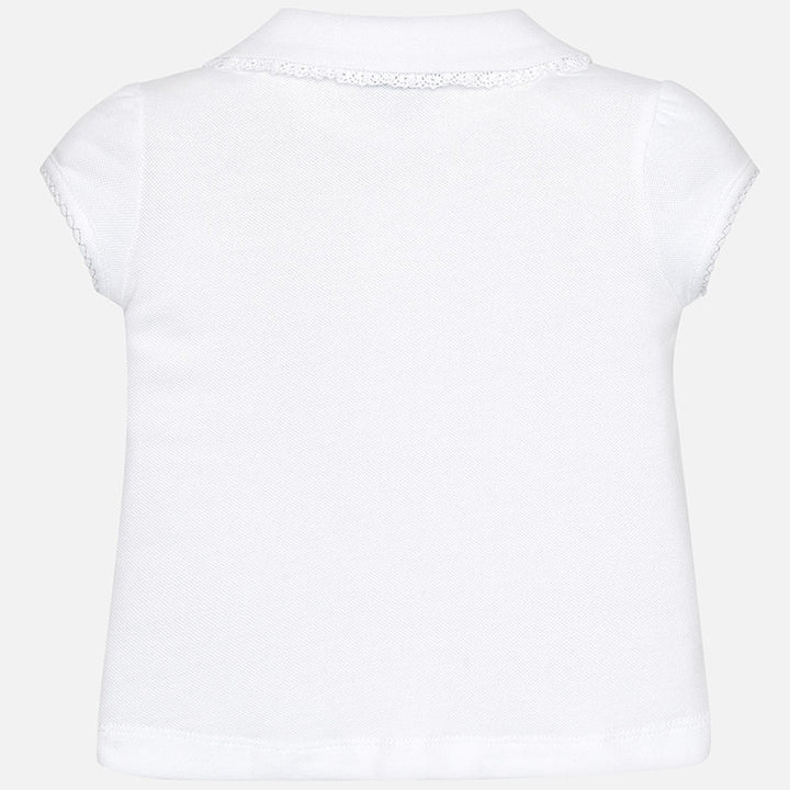White Piqué Polo Shirt