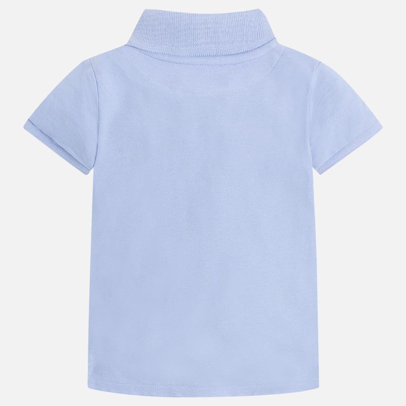Sky Blue Short Sleeve Polo Shirt