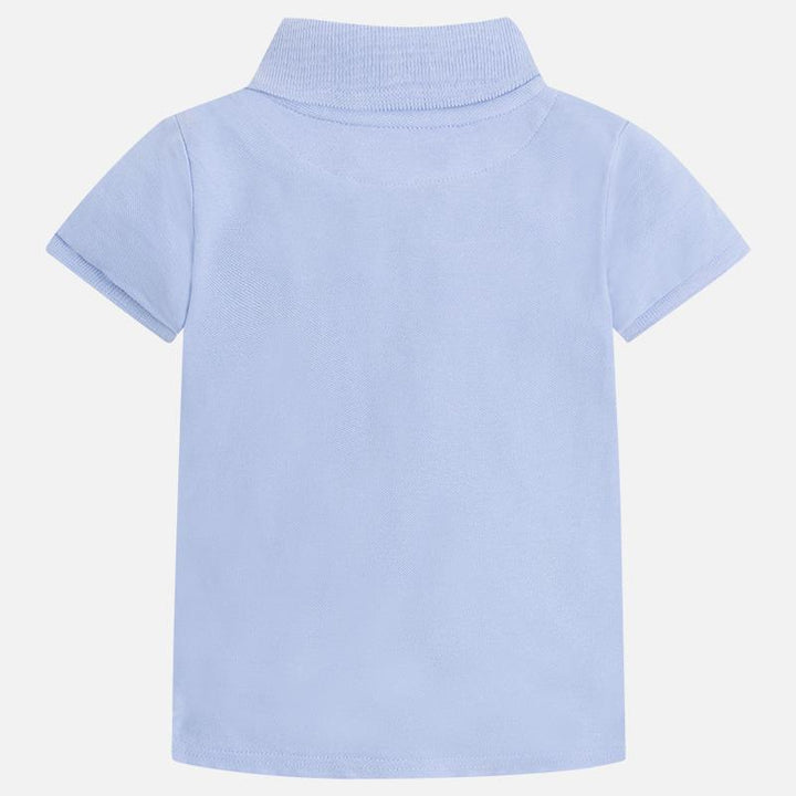 Sky Blue Short Sleeve Polo Shirt