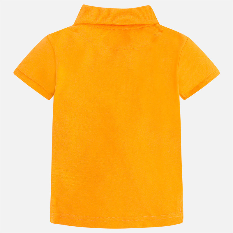 Bumble Bee Orange Short Sleeve Polo Shirt