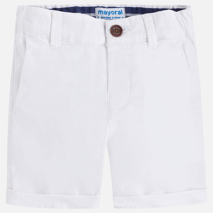White Chino Shorts