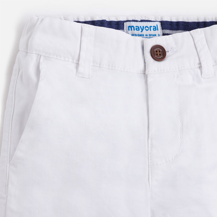 White Chino Shorts