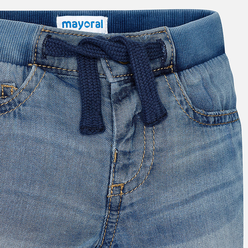 Light Blue Denim Shorts