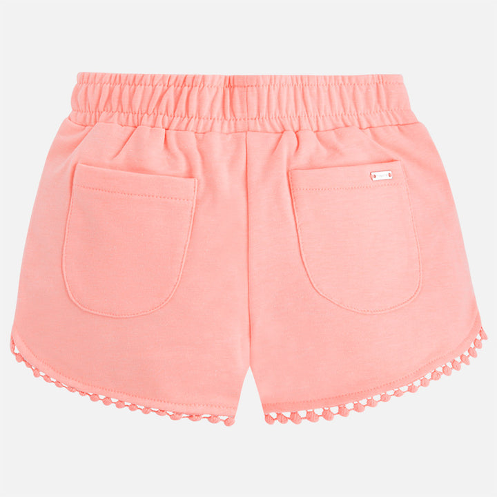 Peach Tassel Knit Shorts