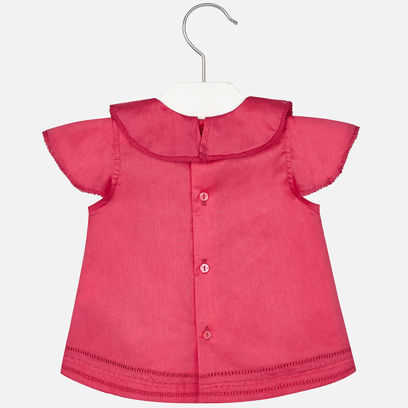 Fuchsia Ruffle Blouse