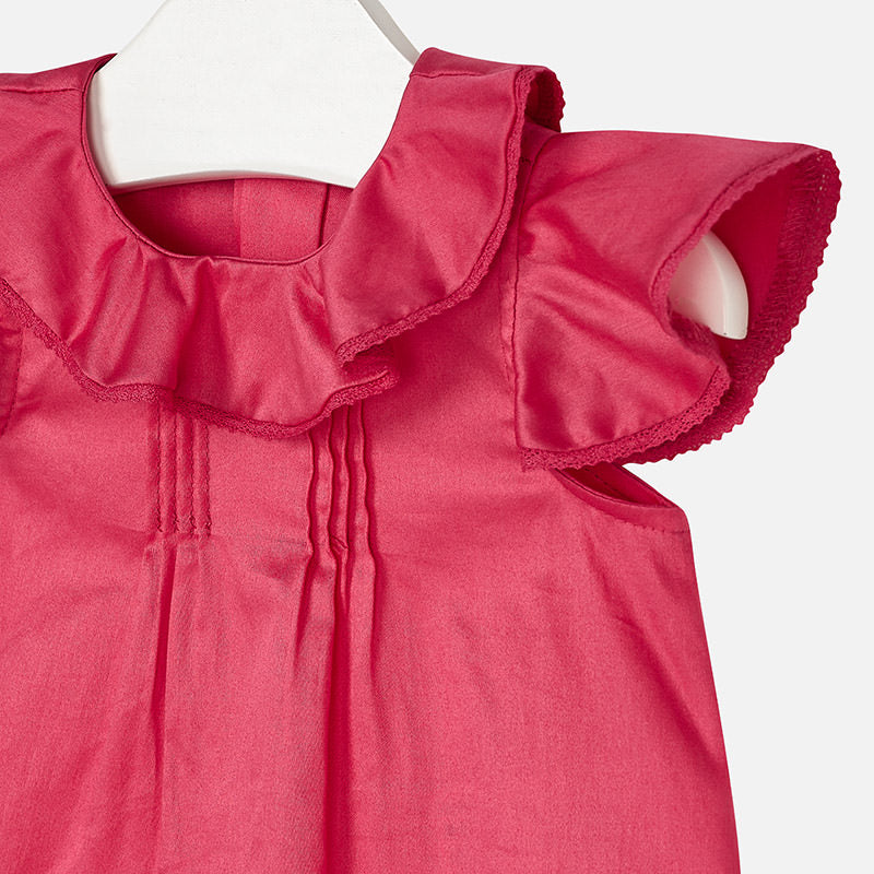 Fuchsia Ruffle Blouse
