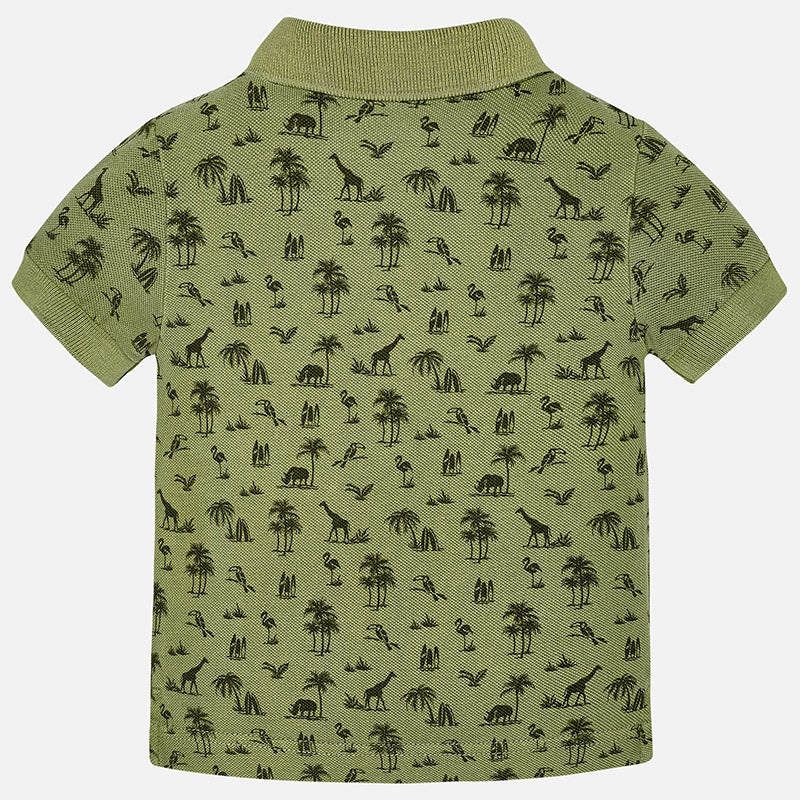 Olive Green Safari Polo Shirt