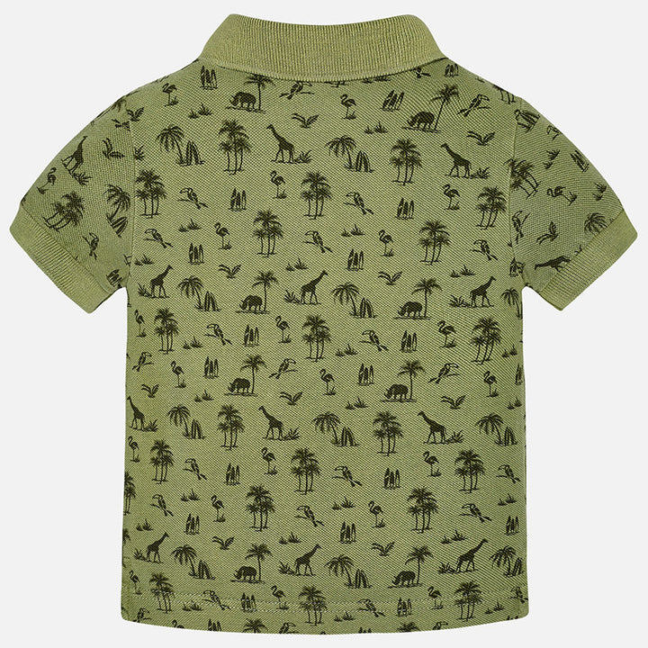 Olive Green Safari Polo Shirt