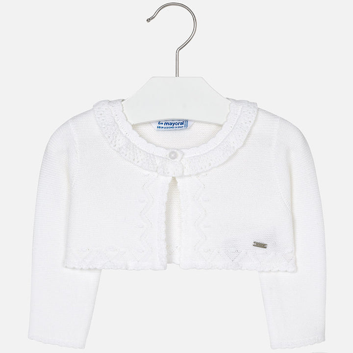 White Knit Cardigan