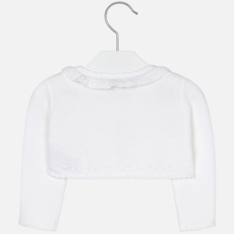 White Knit Cardigan