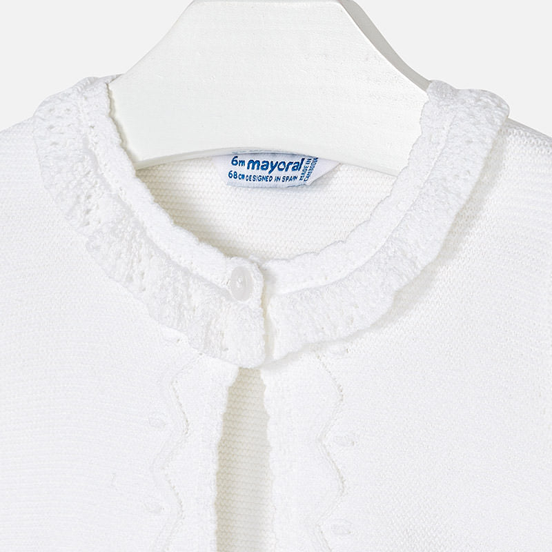 White Knit Cardigan