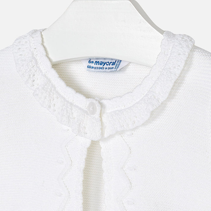 White Knit Cardigan