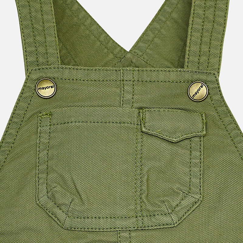 Olive Green Short Dungarees/Overalls