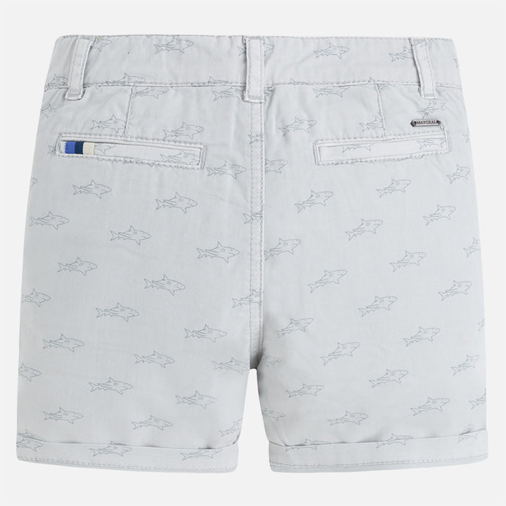 Stone Shark Print Shorts