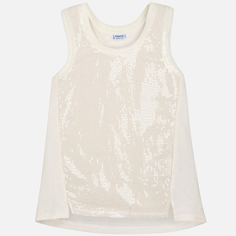 Champagne Sequin Top