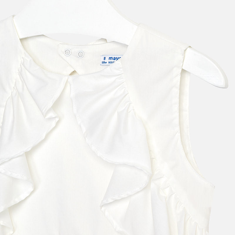Ivory Ruffle Top