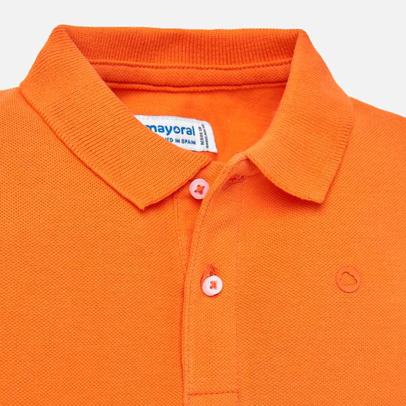 Orange Short Sleeved Polo Shirt