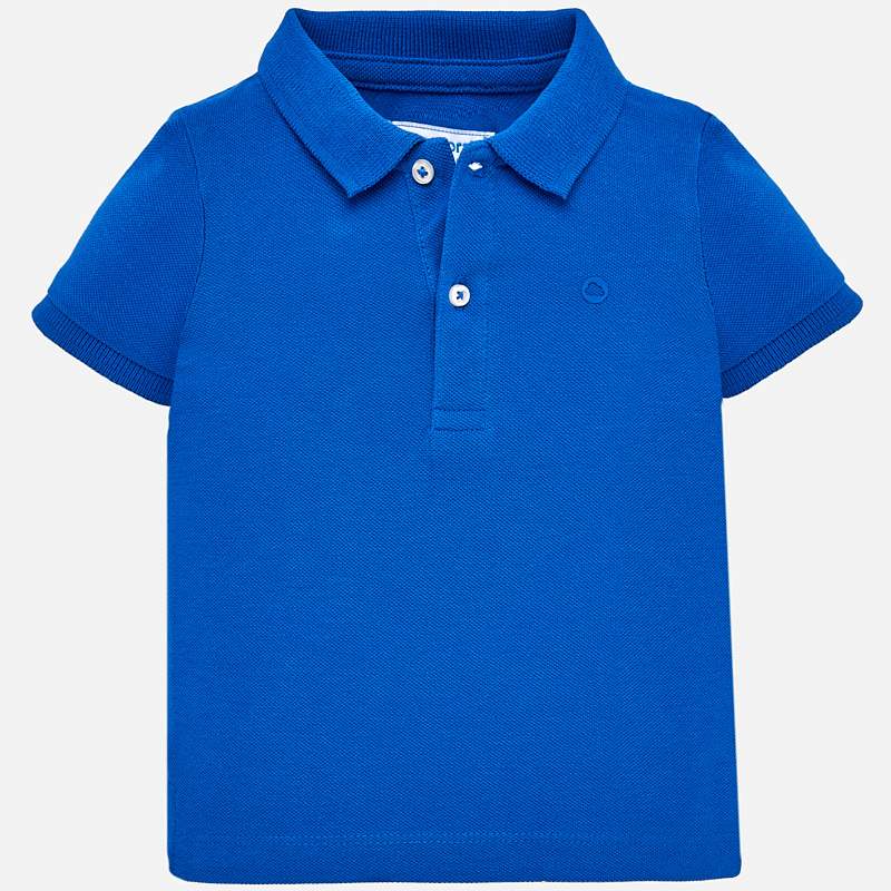 Blue Short Sleeved Polo Shirt