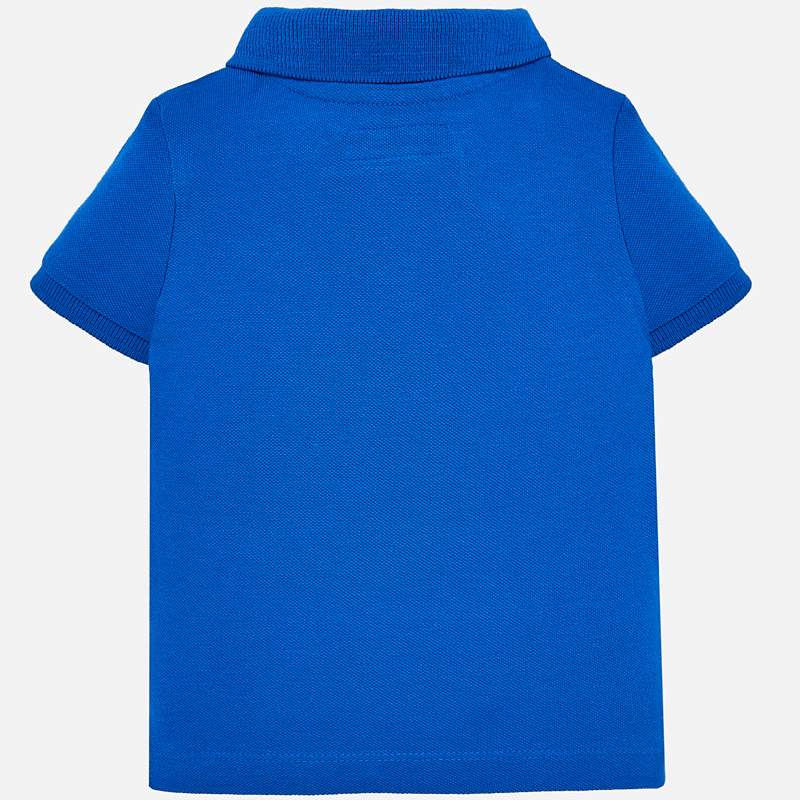 Blue Short Sleeved Polo Shirt