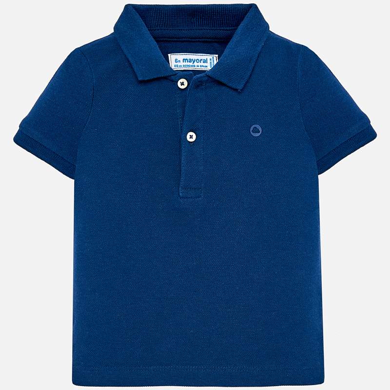 Navy Short Sleeved Polo Shirt