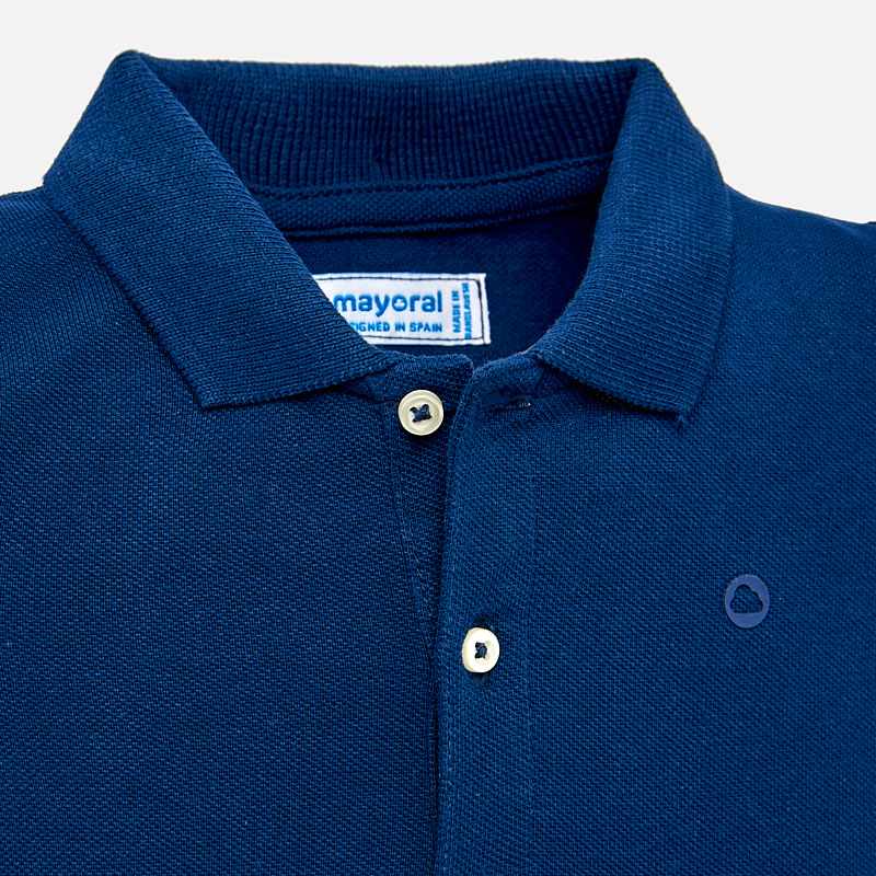 Navy Short Sleeved Polo Shirt