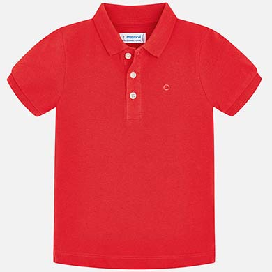 Red Short Sleeve Polo Shirt