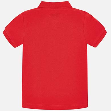 Red Short Sleeve Polo Shirt