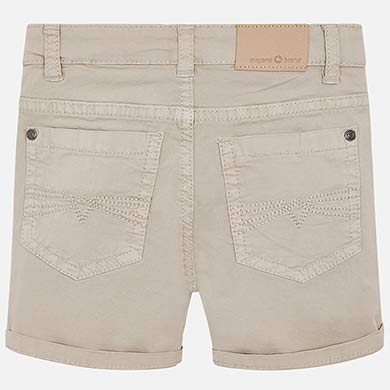 Khaki Twill Shorts