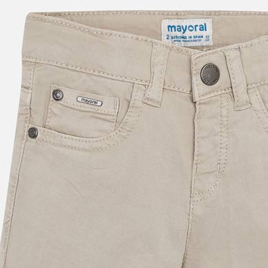 Khaki Twill Shorts