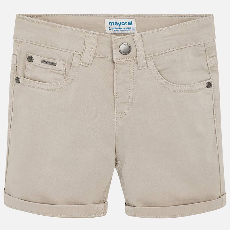 Khaki Twill Shorts