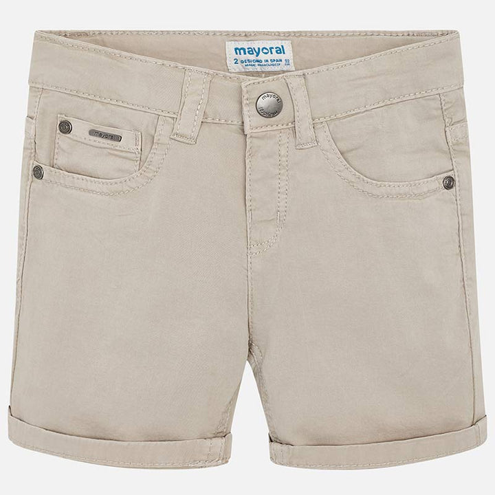 Khaki Twill Shorts