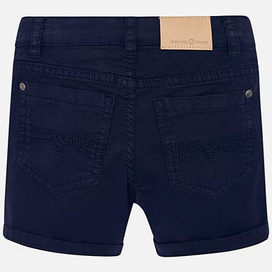 Navy Twill Shorts