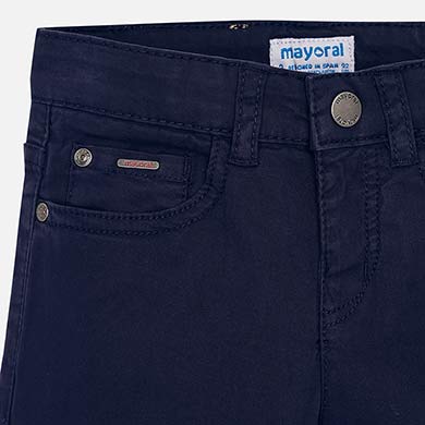 Navy Twill Shorts